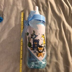 Baby Bottle Bank Gift Set with Animal Design